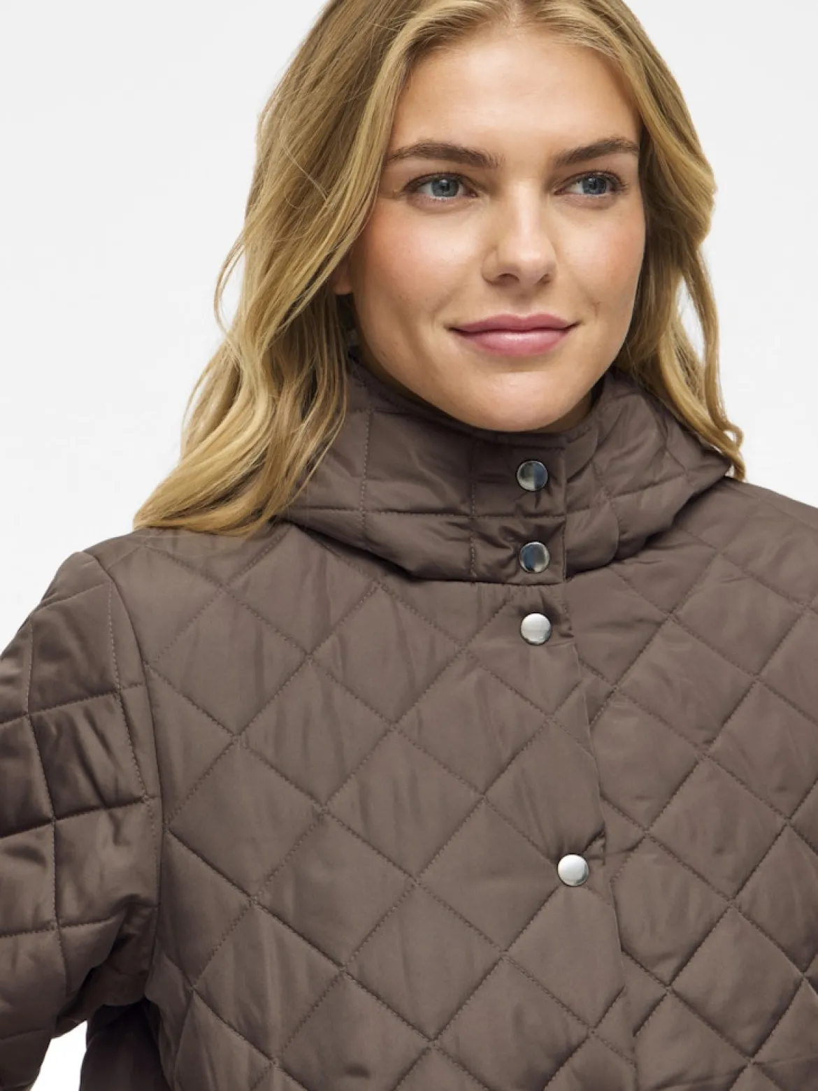Vila naisten tikkitakit Vitate L/S Hooded Jacket, Falcon
