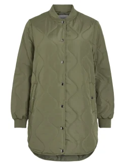 Vila naisten tikkitakki VITate Quilt Jacket, Olivine