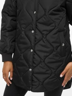 Vila naisten tikkitakki VITate Quilt Jacket, musta