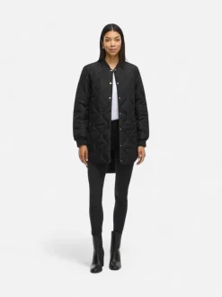 Vila naisten tikkitakki VITate Quilt Jacket, musta