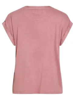 Vila naisten Topit Viellett e S/S Satin Top, Nostalgia Rose