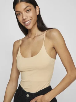 Vila naisten toppi Vikenza Singlet, Cuban Sand