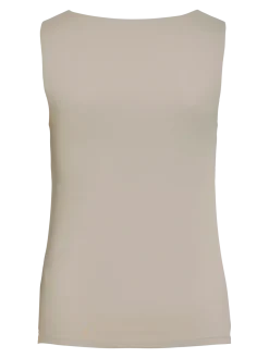 Vila naisten toppi Vikenza U-Neck S/L, Silver Gray