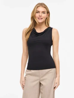 Vila naisten toppi Vikenza Waterfall Top, Black