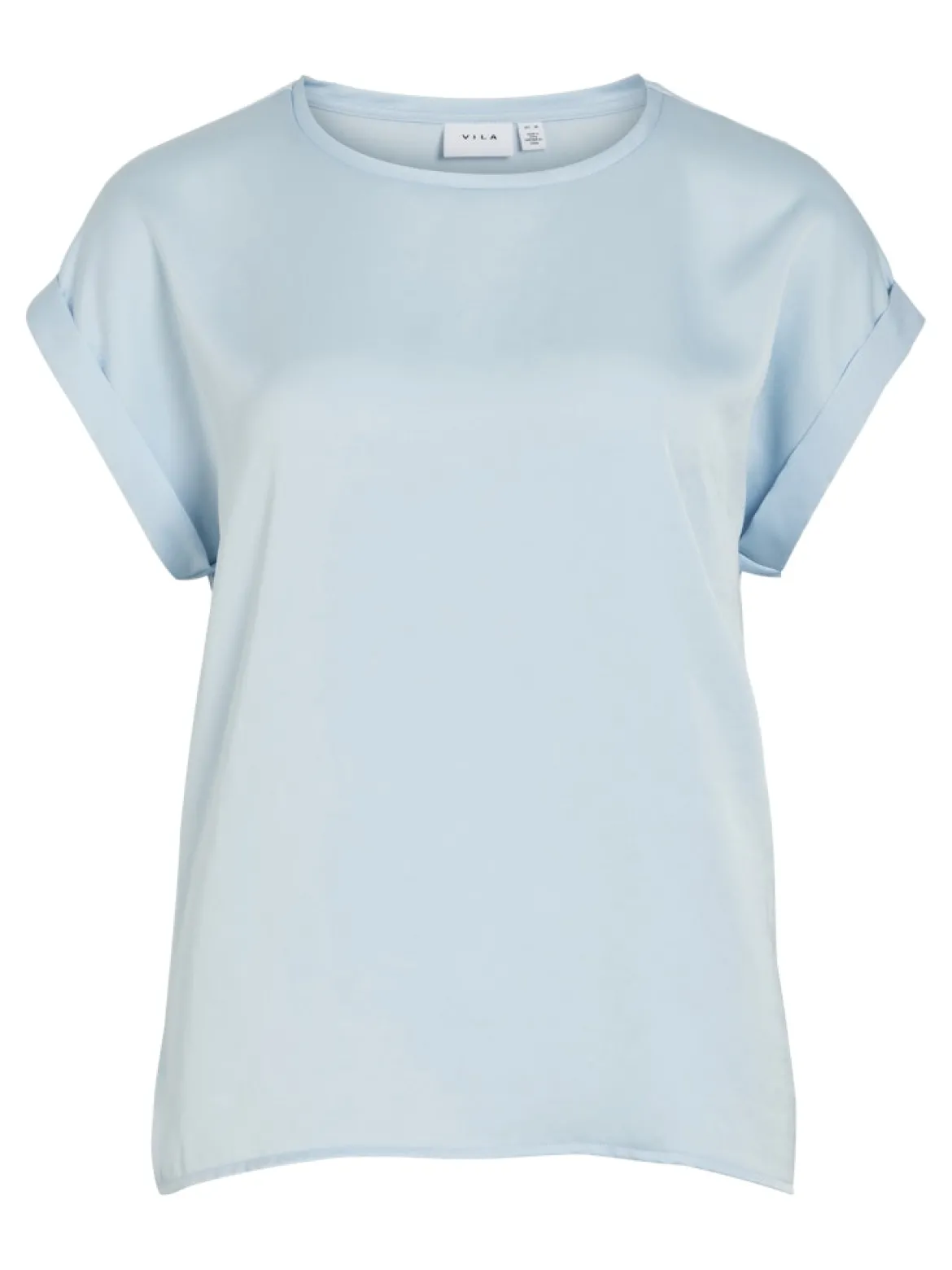 Vila naisten top Viellette Short Sleeved Top, Nantucket Breeze
