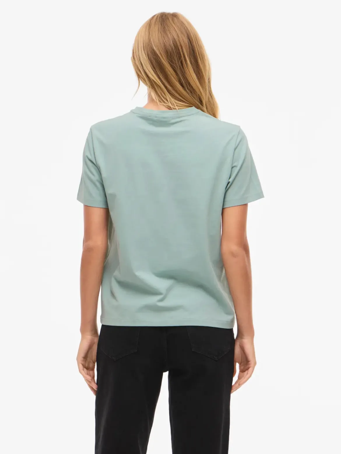 Vila naisten t-paita Vinora S/S T-Shirt, Blue Surf