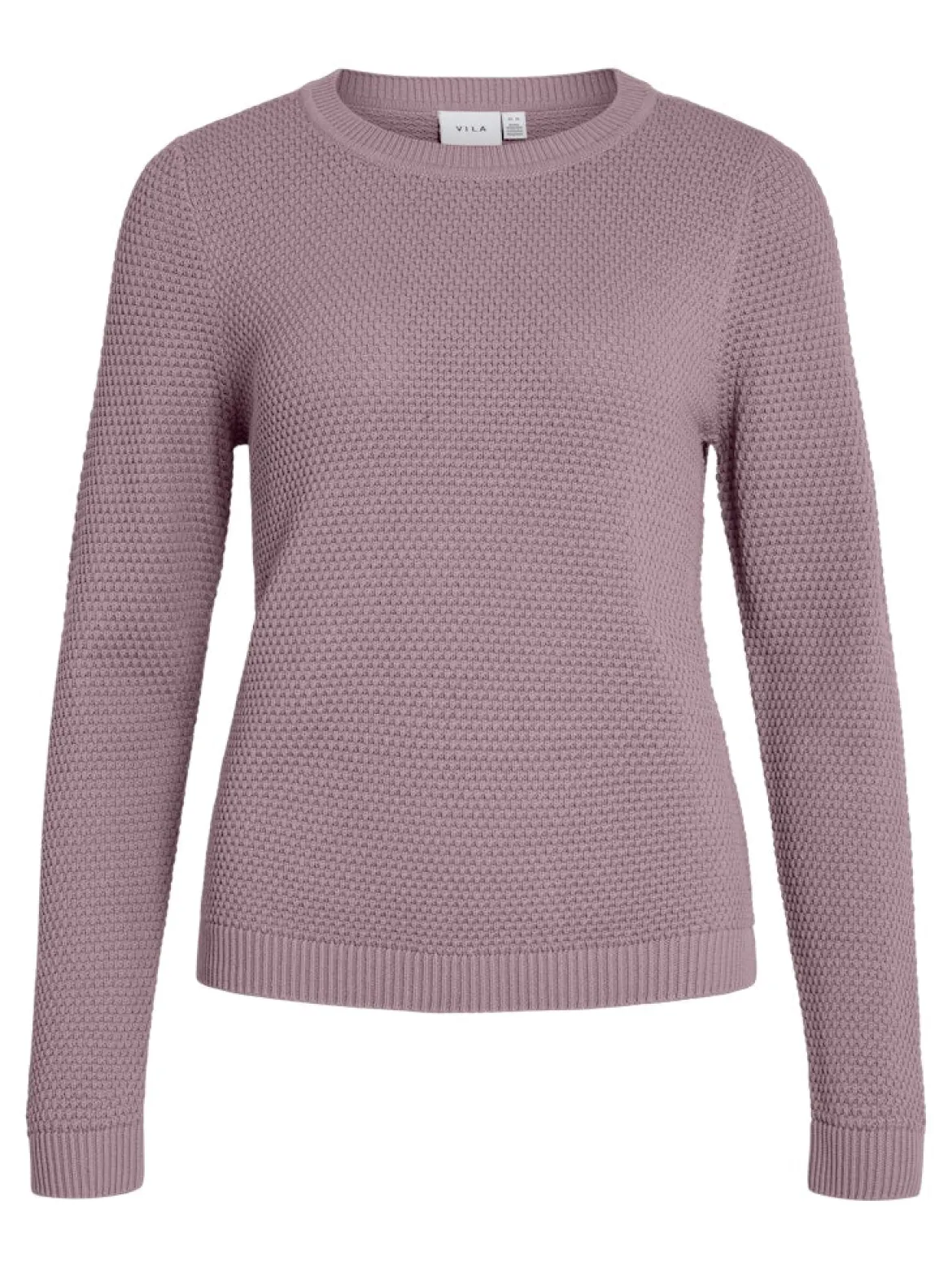 Vila neule, VIDALO O-NECK L/S KNIT TOP Toadstool