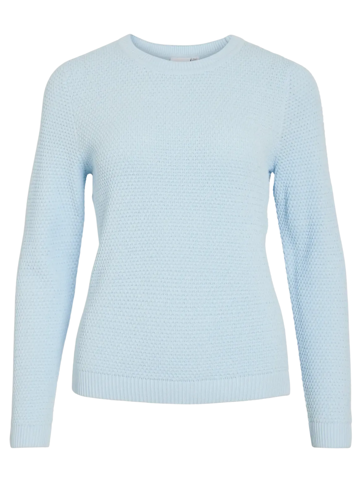 Vila neule, VIDALO O-NECK L/S KNIT TOP Nantucket Breeze