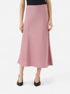 Y.A.S hame YASPella HW Midi Skirt, Lilas