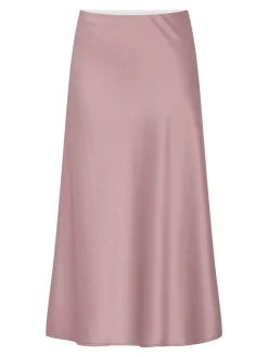 Y.A.S hame, YASPELLA HW MIDI SKIRT Vaaleanpunainen