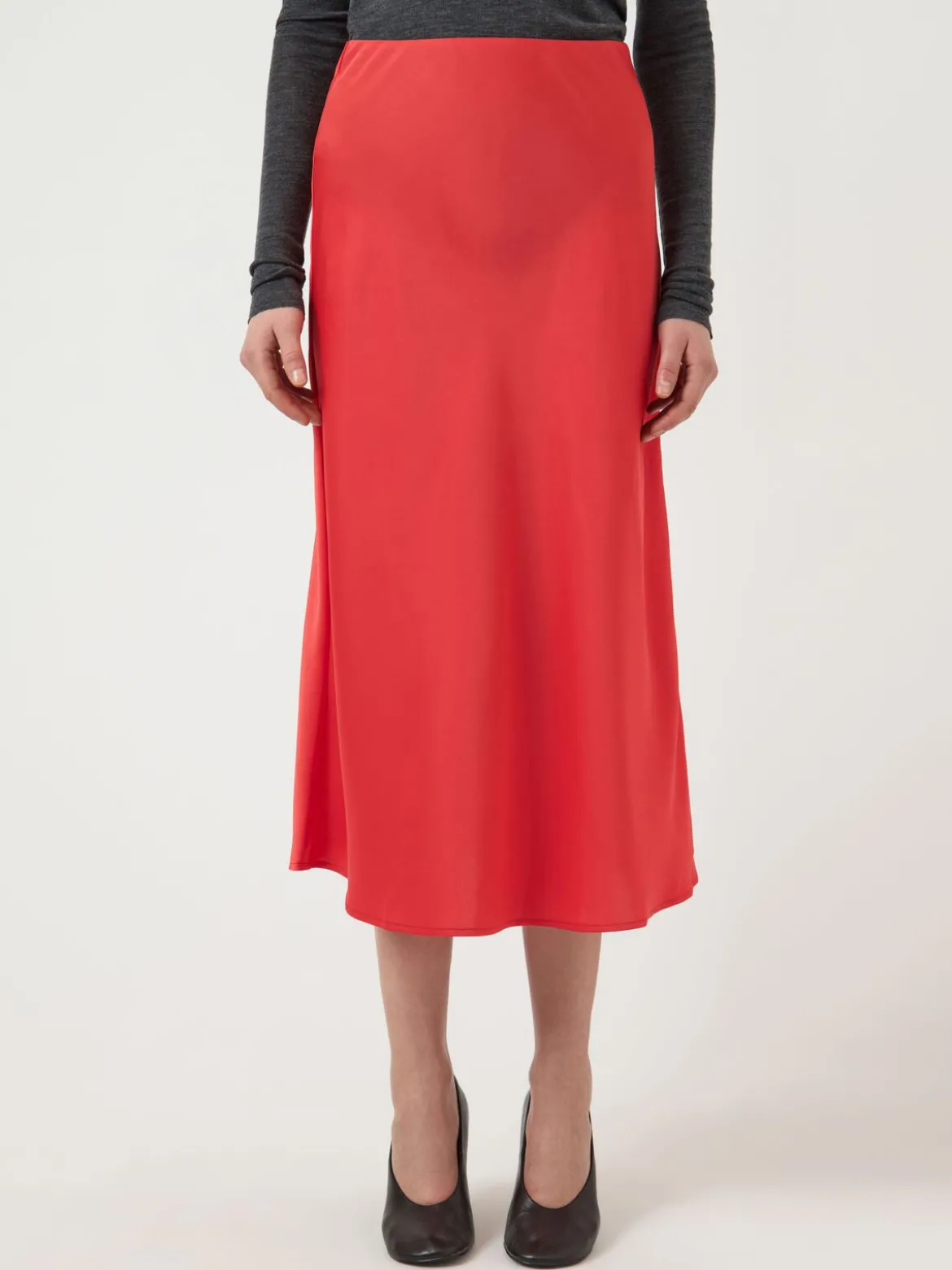Y.A.S hame YASPella HW Midi Skirt, Poinsettia