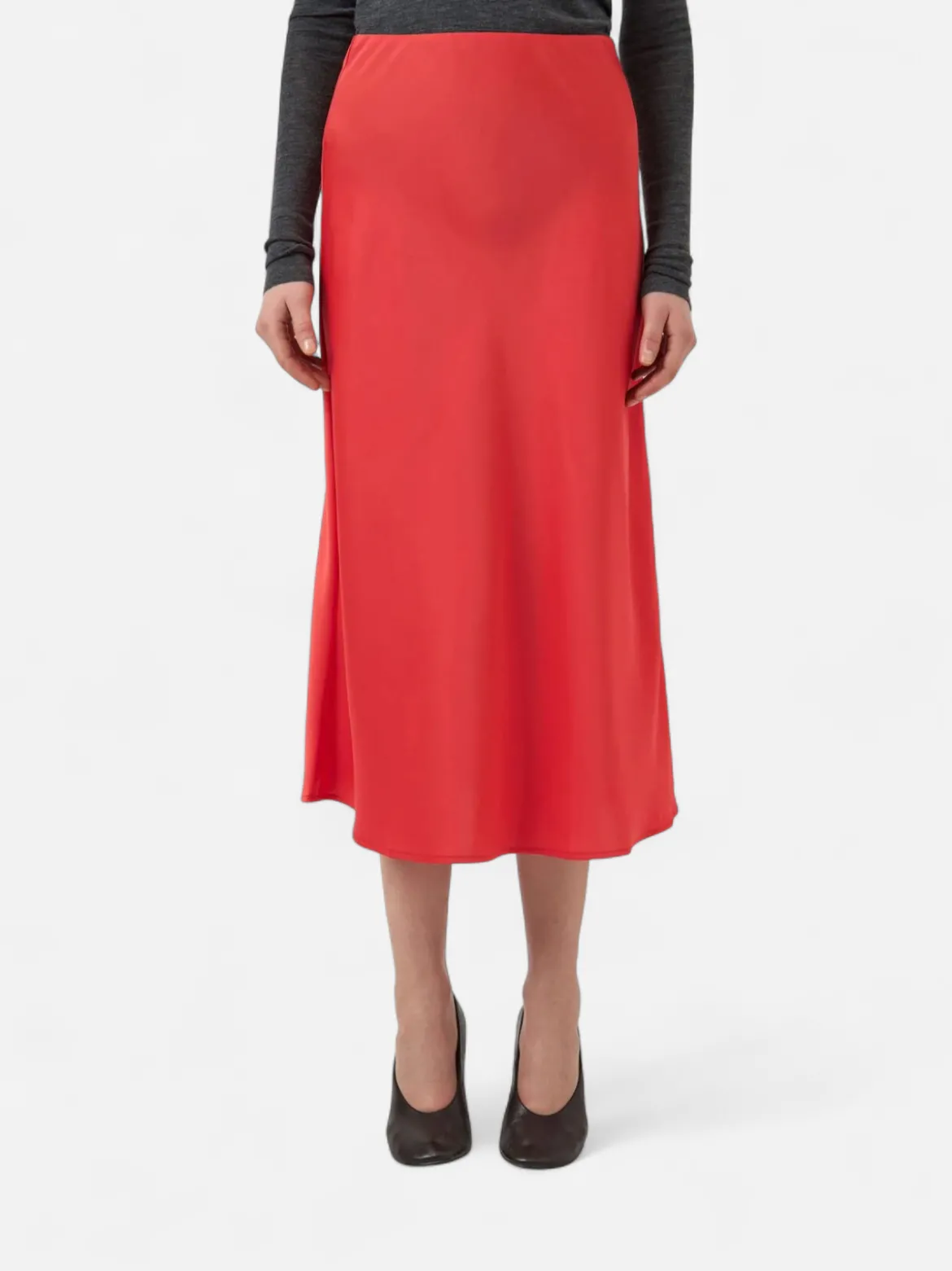 Y.A.S hame YASPella HW Midi Skirt, Poinsettia