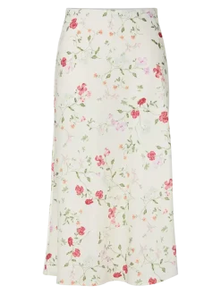 Y.A.S hame YASPella HW Midi Skirt S. Noos, Pristine Botalia