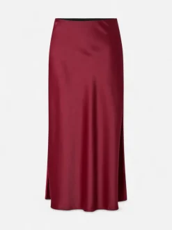 Y.A.S hame, YASPELLA HW MIDI SKIRT Tibetan Red