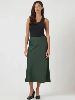 Y.A.S hame YASPella HW Midi Skirt, Sycamore