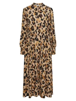 Y.A.S mekko, YASALIRA LS LONG DRESS S Ruskea Kuosi