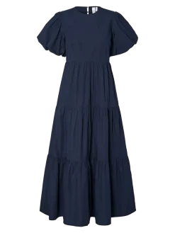 Y.A.S mekko YASColea SS Ankle Dress S, Navy Blazer