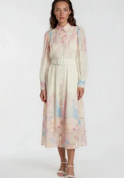Y.A.S mekko YASFlorence Long Dress, Cherry Tomato