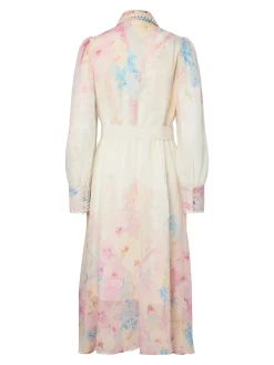 Y.A.S mekko YASFlorence Long Dress, Cherry Tomato
