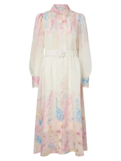 Y.A.S mekko YASFlorence Long Dress, Cherry Tomato
