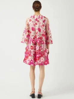 Y.A.S mekko YASFlowering 3/4 Dress, pinkki kuosi