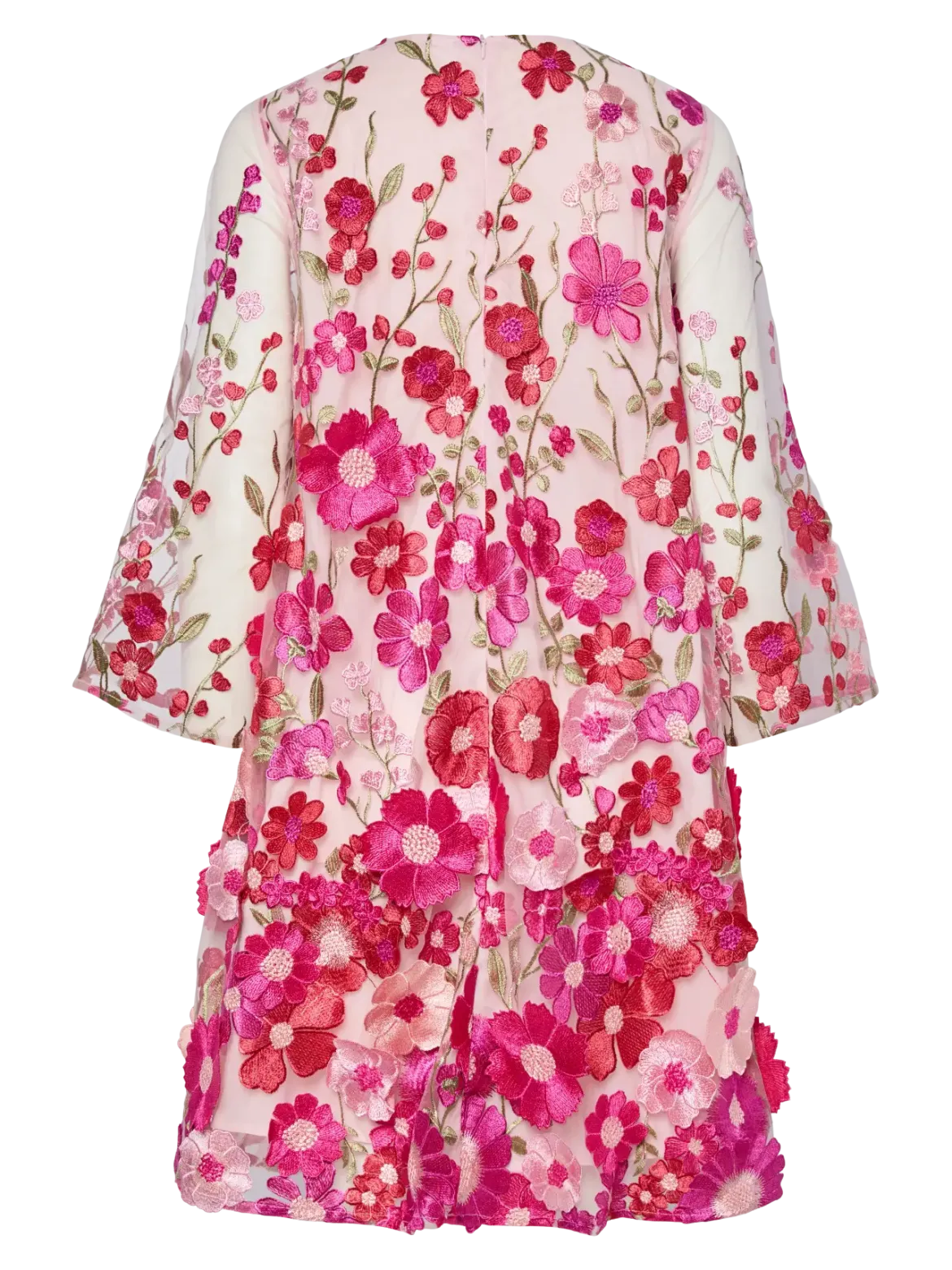 Y.A.S mekko YASFlowering 3/4 Dress, pinkki kuosi