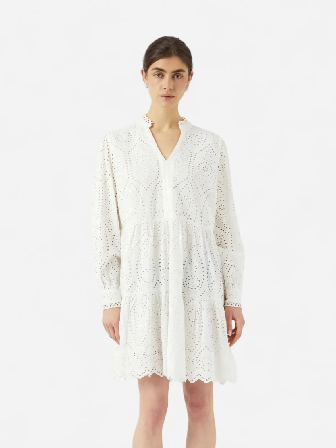 Y.A.S mekko Yasholi LS Dress S. Noos, valkoinen