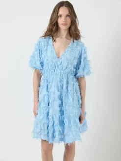 Y.A.S mekko YASPAZYLLA 2/4 Dress - Show, vaaleansininen