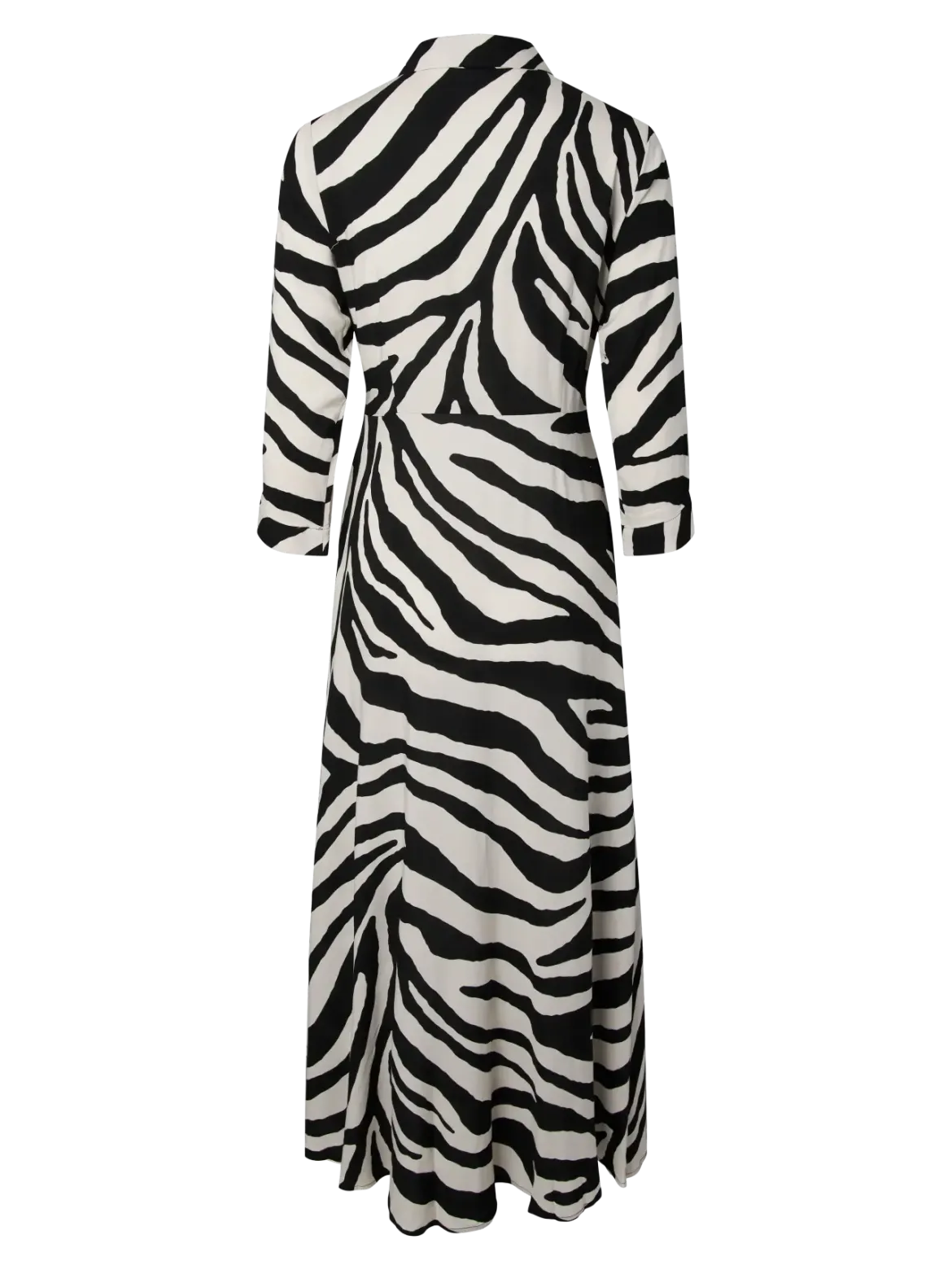 Y.A.S mekko Yassavanna Long Shirt Dress, Birch Zebra Print