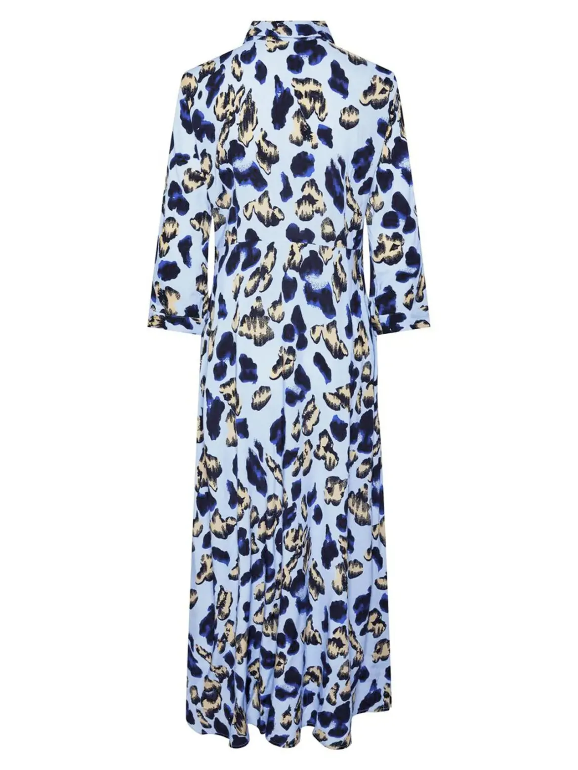 Y.A.S mekko Yassavanna Long Shirt Dress, Clear Sky Liro Print