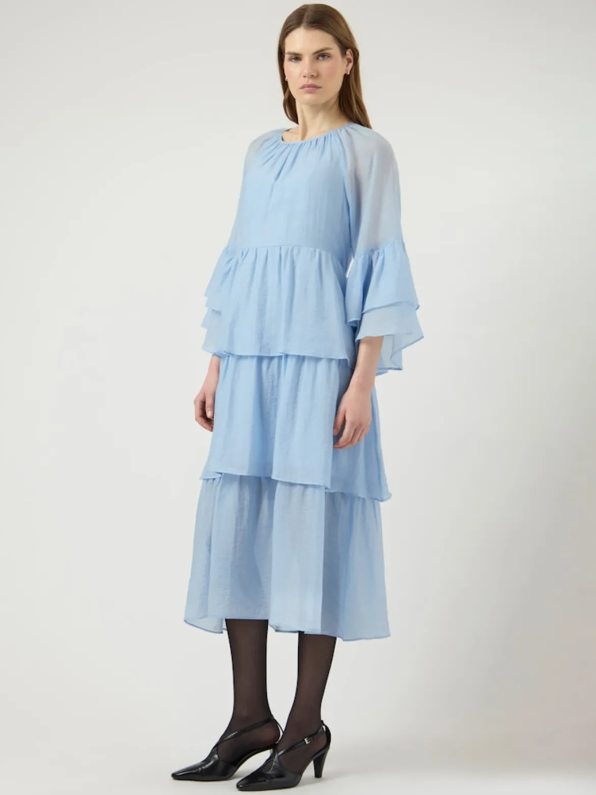 Y.A.S mekko YASSenly 3/4 Long Dress, Skyway