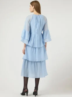 Y.A.S mekko YASSenly 3/4 Long Dress, Skyway
