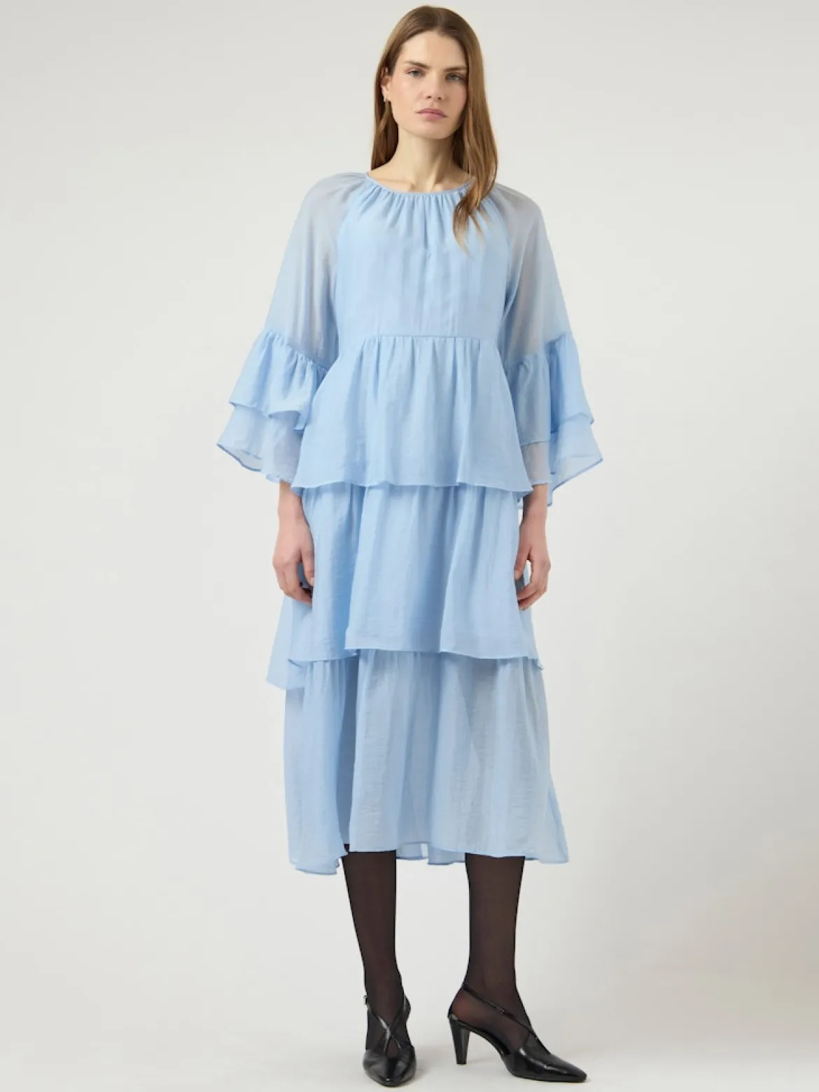 Y.A.S mekko YASSenly 3/4 Long Dress, Skyway