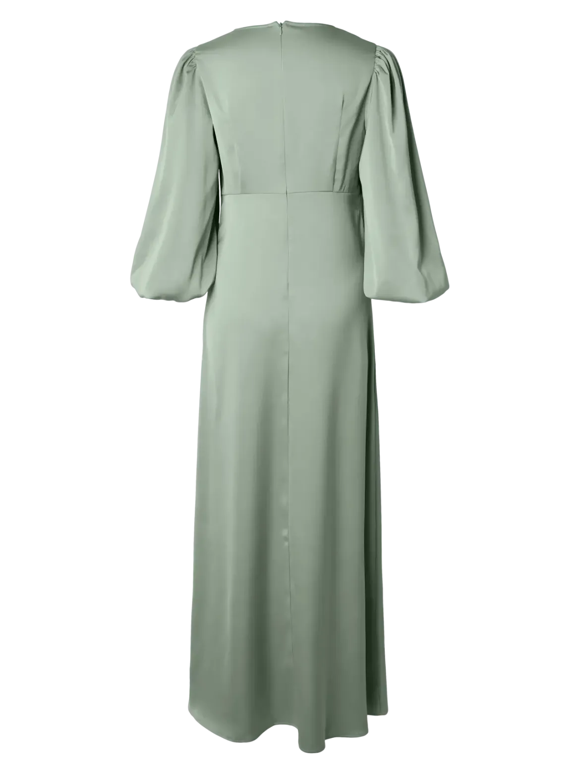 Y.A.S mekko YASThea LS Long Dress S. Noos, Green Milieu