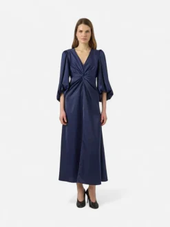 Y.A.S mekko YASThea LS Long Dress S. Noos, Evening Blue
