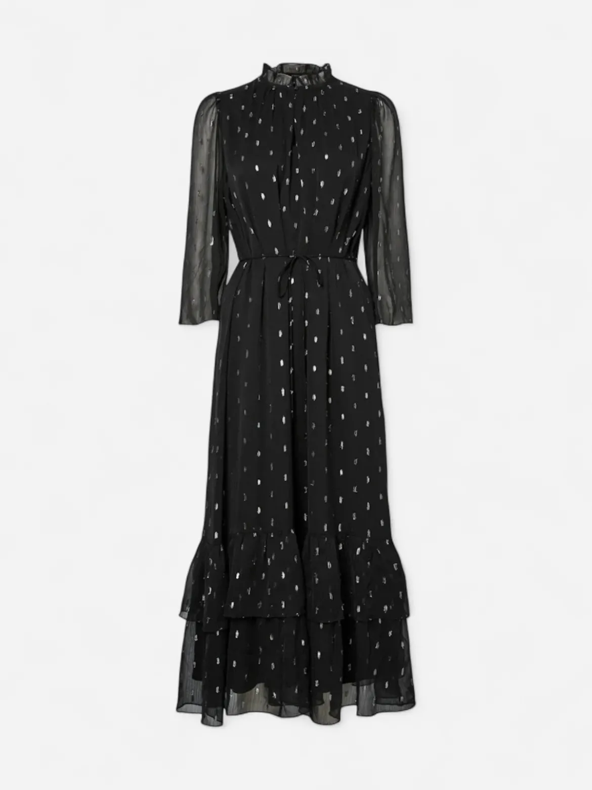 Y.A.S Mena 3/4 Long Dress, musta