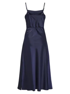 Y.A.S midimekko YASTHEA Strap Long Dress, Evening Blue