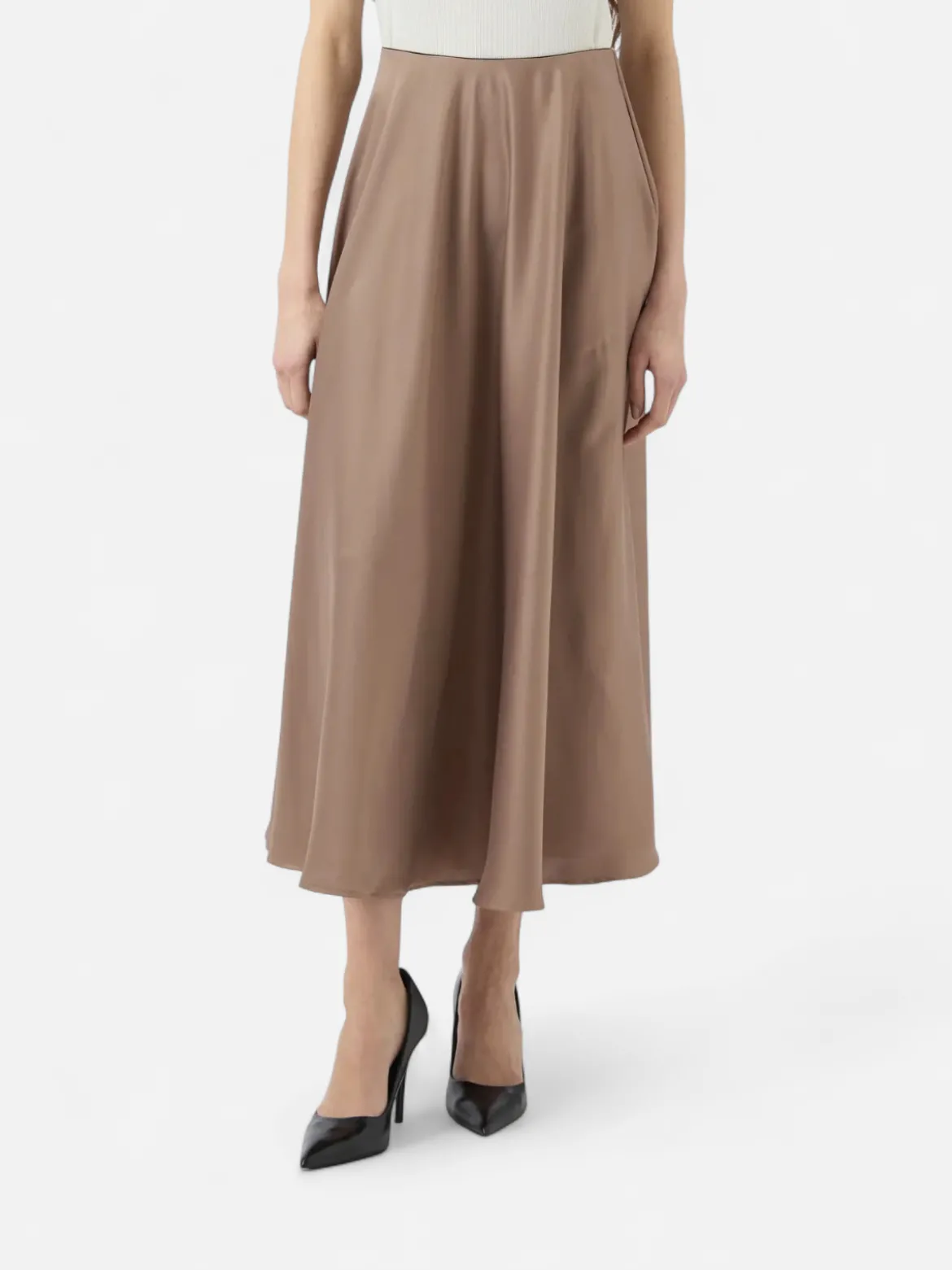 Y.A.S naisten hame, YASPELLA HW VOLUME ANKLE SKIRT Fungi