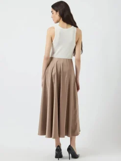 Y.A.S naisten hame, YASPELLA HW VOLUME ANKLE SKIRT Fungi