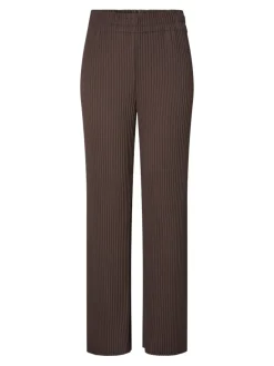 Y.A.S naisten housut K Yasalisa HW Pant S. Noos, Chocolate Brown