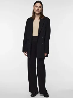 Y.A.S naisten housut YASALISA HW Pants, musta