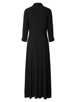Y.A.S Naisten Maksimekko YASSAVANNA LONG SHIRT DRESS Black Mille
