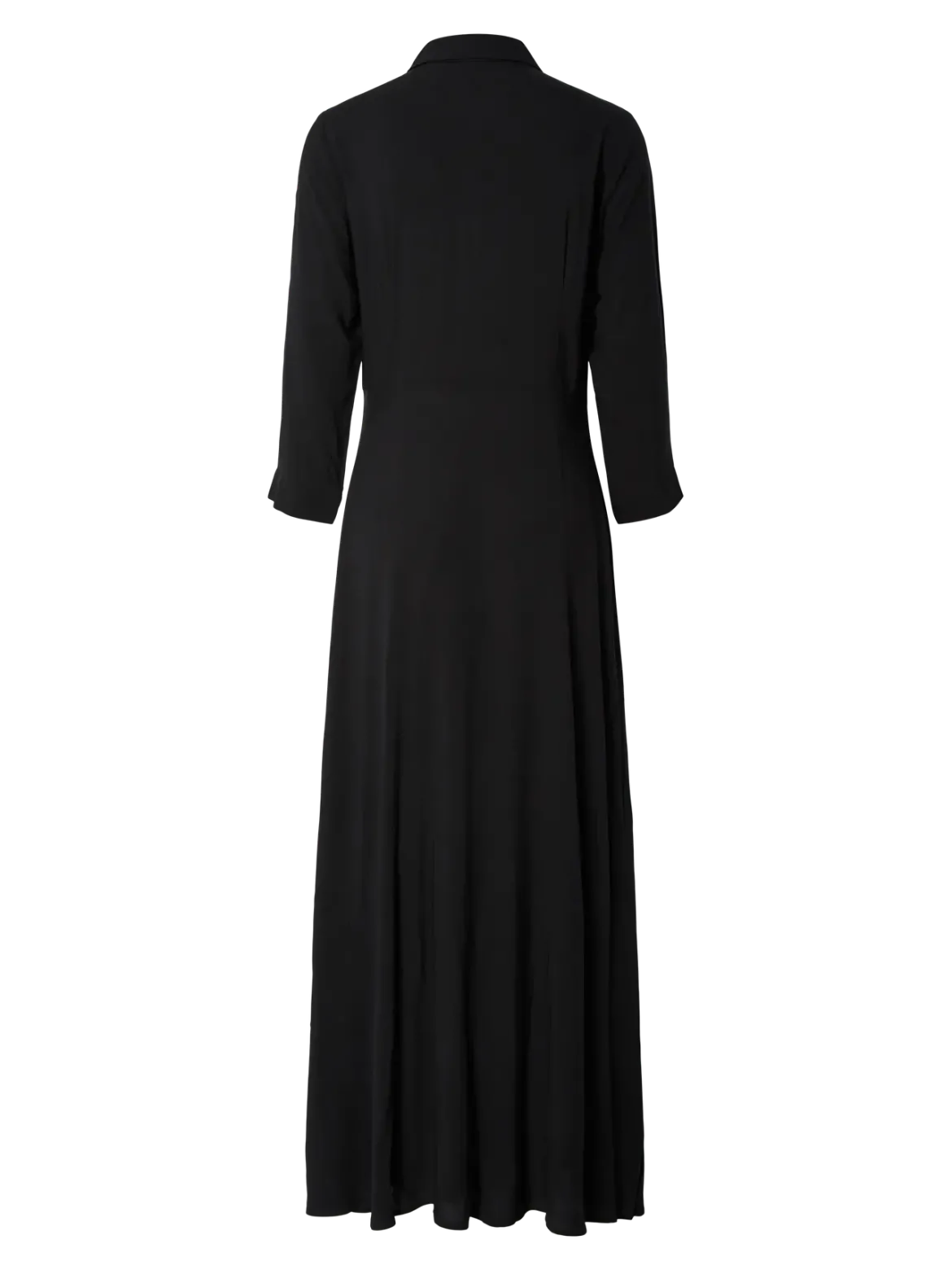 Y.A.S Naisten Maksimekko YASSAVANNA LONG SHIRT DRESS Black Mille