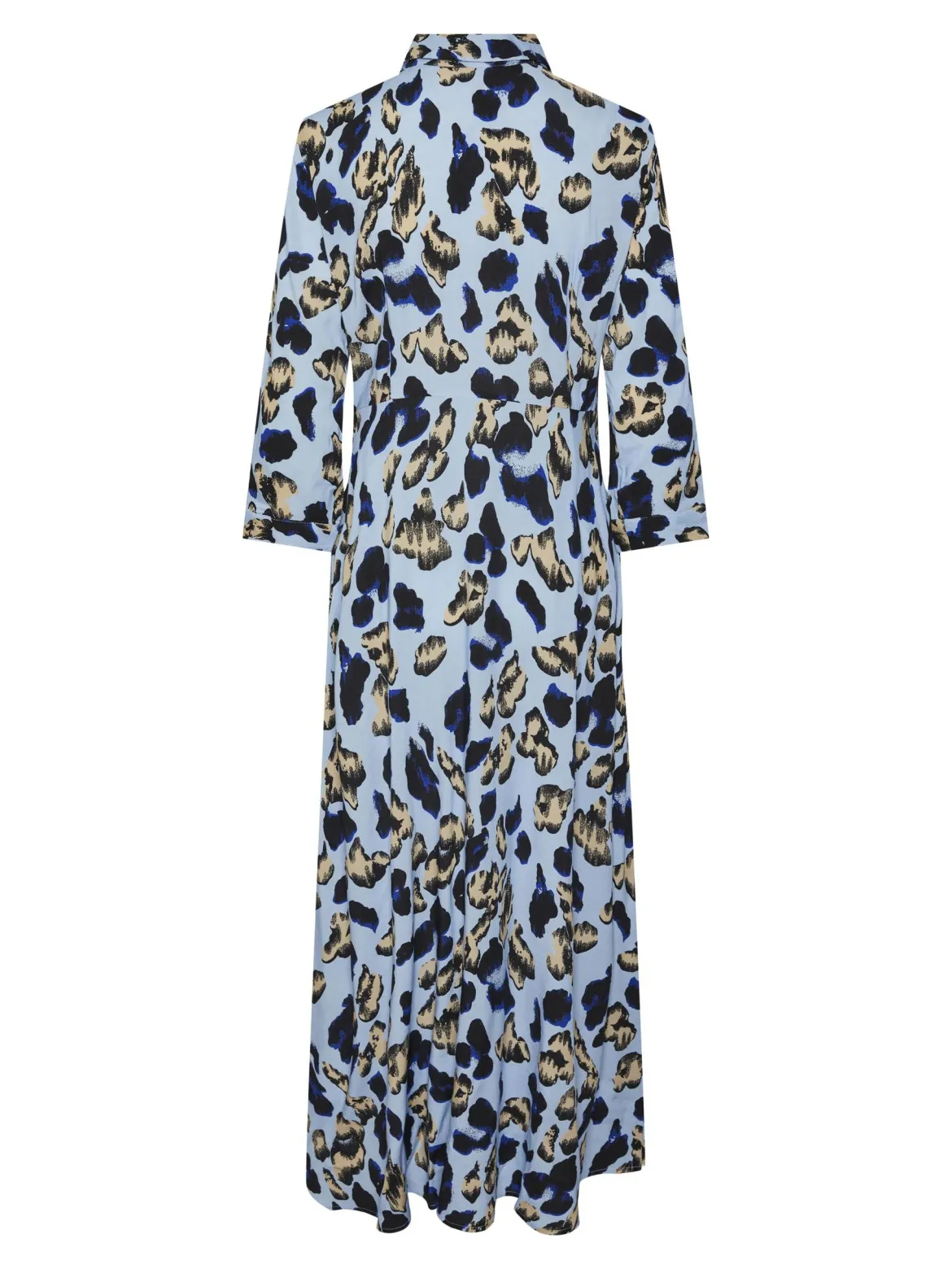 Y.A.S Naisten Maksimekko YASSAVANNA LONG SHIRT DRESS Vaaleansininen