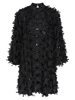 Y.A.S naisten mekko, YASABELONE 7/8 SHORT DRESS Musta