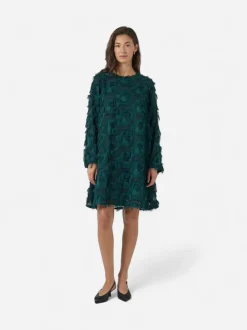 Y.A.S naisten mekko YASDIO LS SHORT DRESS, Ponderosa Pine