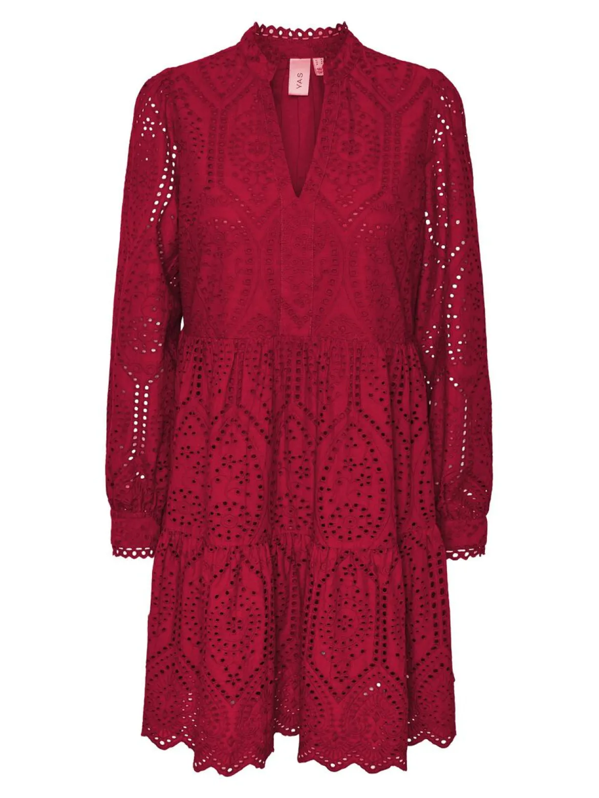 Y.A.S Naisten Mekko YASHOLI LS DRESS S Punainen