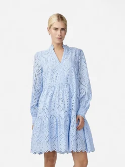 Y.A.S Naisten Mekko YASHOLI LS DRESS S Vaaleansininen