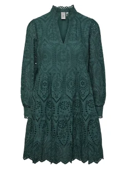 Y.A.S Naisten Mekko YASHOLI LS DRESS S Khaki