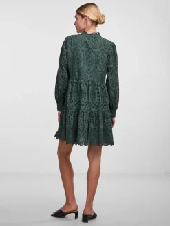 Y.A.S Naisten Mekko YASHOLI LS DRESS S Khaki